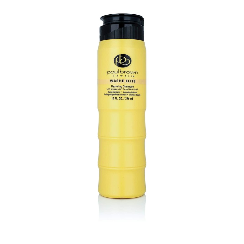 Paul Brown Hawaii Washe Elite Shampoo | Hydrate & Treat Damaged Hair | Moisturizing Hair Product, Safe for Color-Treated Hair, Antioxidant-Rich Kukui Nut Oil (10 oz.)