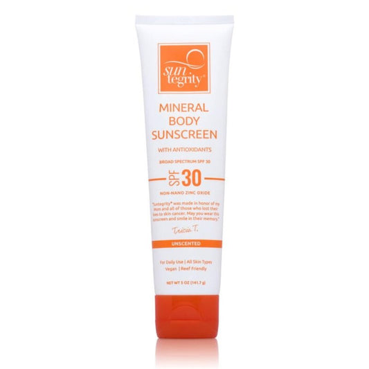 Suntegrity UNSCENTED Mineral Sunscreen For Body - 5 oz.