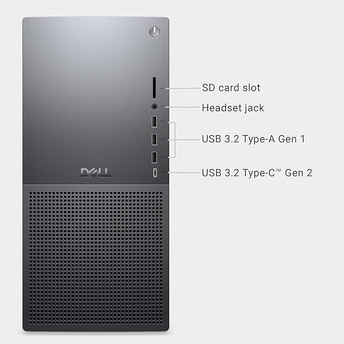 Dell Tower Plus EBT2250 Desktop Computer - Series 2 Intel Core Ultra 9 285 24-Core Processor up to 5.6 GHz, 16GB DDR5 RAM, 8TB SSD, Intel UHD Graphics, Windows 11 Pro, Graphite - EBT 2250