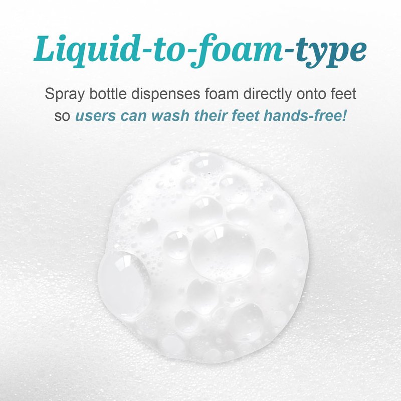 VEILMENT Cotton Foot - Foot Shampoo Soap (Lemon, 13fl oz*2, Pack of 2) - Refreshing Cleanse Spray, Deodorizing Foot Care Wash. Foaming Wash, Easy to Use