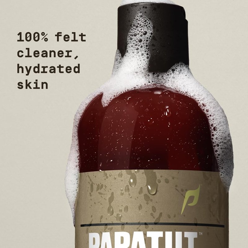 PAPATUI by Dwayne Johnson Refreshing Exfoliating Body Wash for Men | Hydrating & Made with Coconut Oil | Cedar Sport | 18 oz
