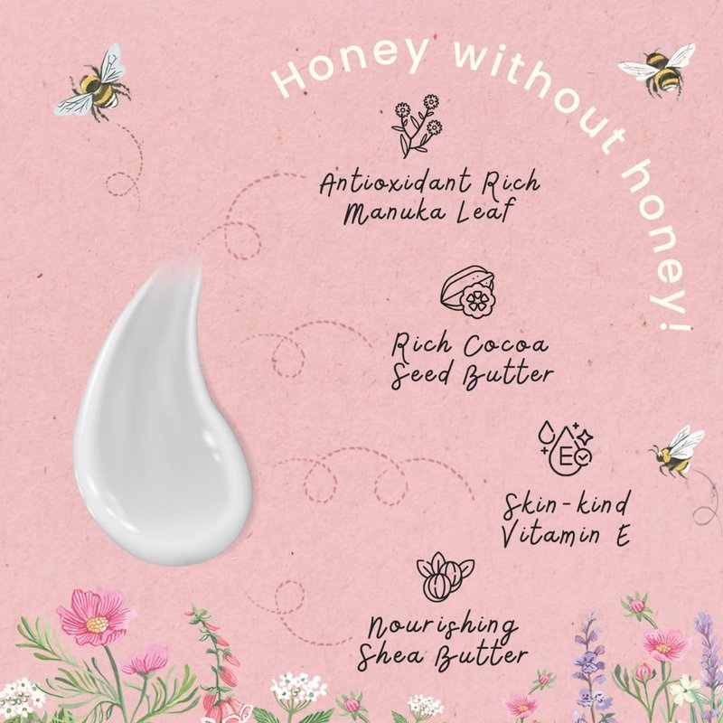 Heathcote & Ivory Busy Bees Vegan Honey Hand Cream Tin 3.4oz