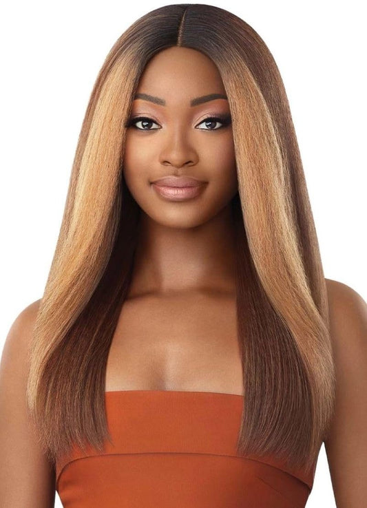 Outre Soft & Natural Synthetic Lace Front Wig - NEESHA 207 (DRFF2/CINNMON SPICE)