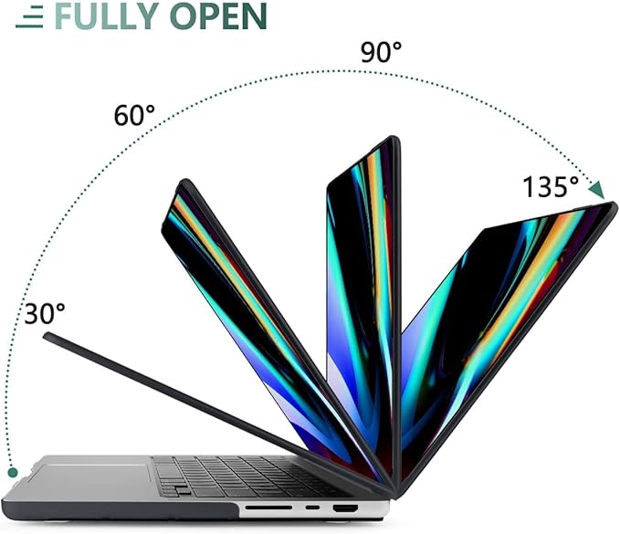 DONGKE Compatible with MacBook Pro 16 Inch Case (2026-2021 Release, M5 M4 M3 M2 M1 Pro/Max Chip), Plastic Hard Shell Cover with Keyboard Cover & Screen Protector for MacBook Pro 16", Composition Book