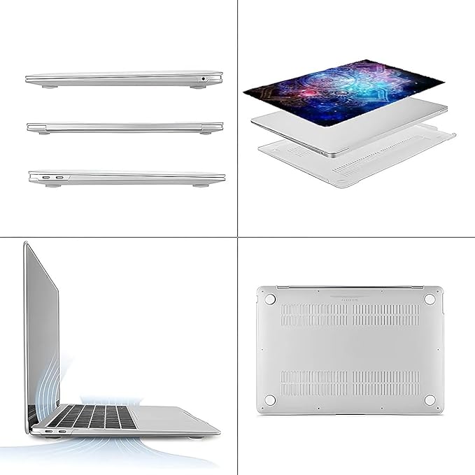 COTAIL Compatible with MacBook Air 13.3 13.6 Inch Case 2022 2021 2020 2019 Plastic Hard Shell Case Cover,13.3 Pro(A1706/A1708/A1989/A2159/A2289/A2338), Galaxy