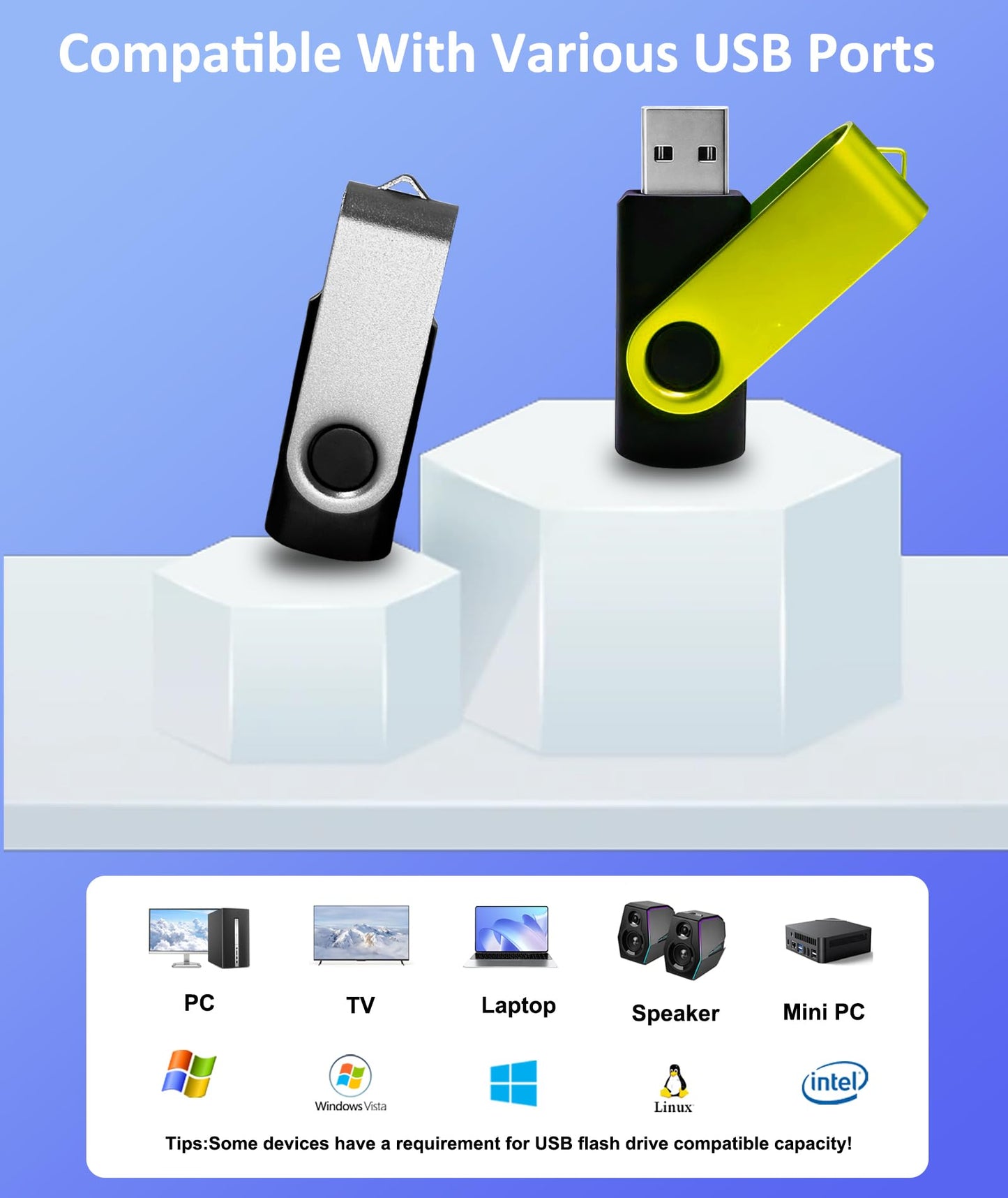 Nicepicten Thumb Drive 16GB FAT32 USB Flash Drives 20 Pack 16 GB USB 2.0 Jump Drives Multipack Flash Memory Stick Zip Drive Pendrive 20Pack with 20PCS Lanyards Label (Green Sliver 16gig)