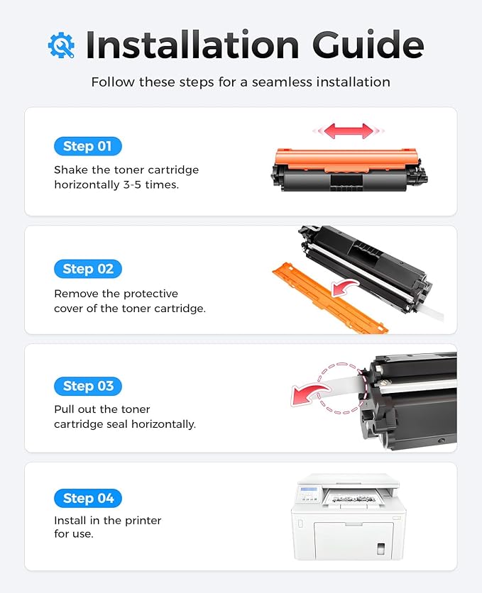 JCTONER 30A Toner Cartridge 2-Pack Replacement for HP 30A CF230A 30X CF230X Ink