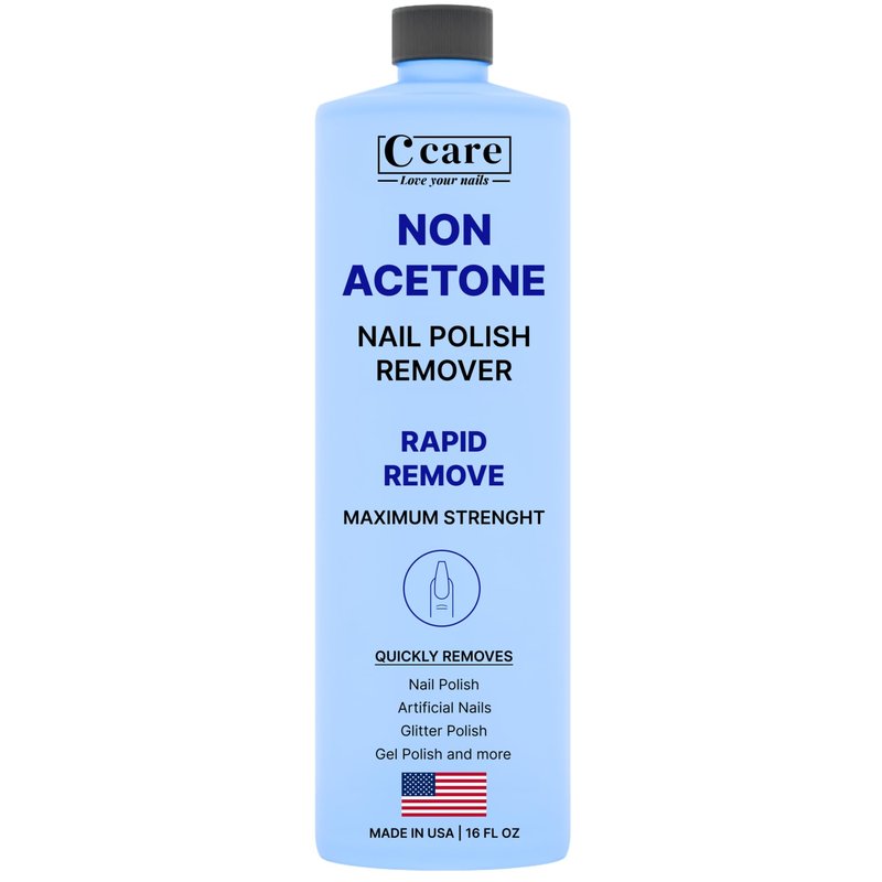 Gentle Touch Non-Acetone Nail Polish Remover | Nourishing Formula | Professional Quality | Rapid Remove | Non-Drying | 16 Fl oz