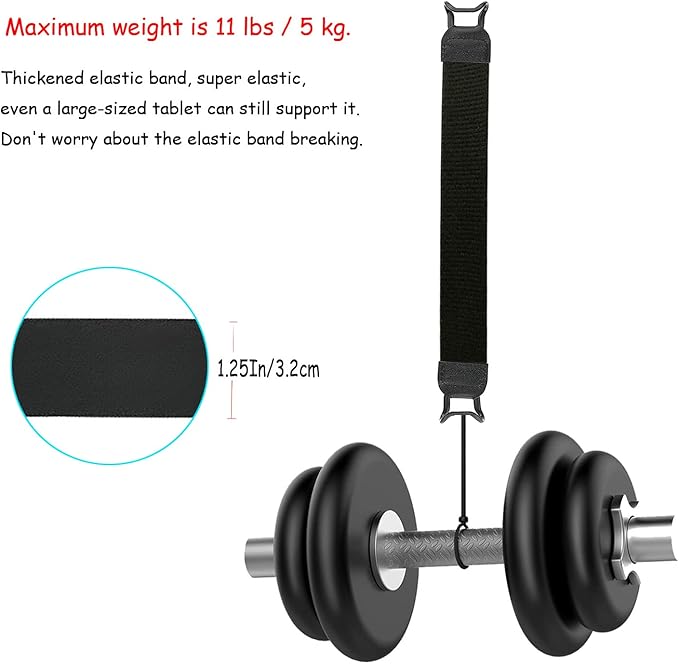 Gowjaw 2 Pack Tablet Hand Strap, Versatile Lightweight Finger Grip for 9-11 Inch Tablet, Kindle, iPad Pro/Air