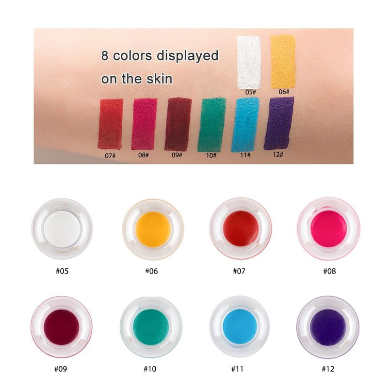 HANDAIYAN 8-color Waterproof Multifunctional Eyebrow Cream & Eyeliner Cream