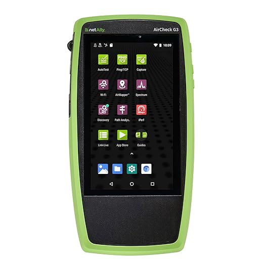 NetAlly AirCheck G3 Pro Kit Wireless Tester, Includes AirCheck G3 Pro (Full Tri-Band), Test Accessory (Pocket iPerf Testing Tool), External Directional Antenna and NXT-2000 Tri-Band Spectrum Analyzer