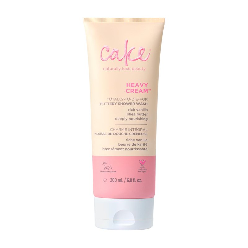 Cake Beauty Heavy Cream Buttery Shower Wash (Froth), 7 Ounce