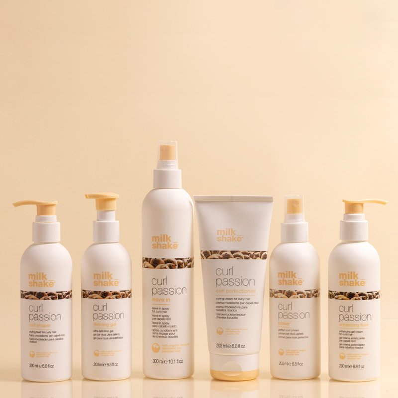 milk_shake Curl Passion Curl Shaper - Lifestyling Shaping Fluid for Curly Hair to Intensify Natural Texture | 6.8 fl oz (200 ml)