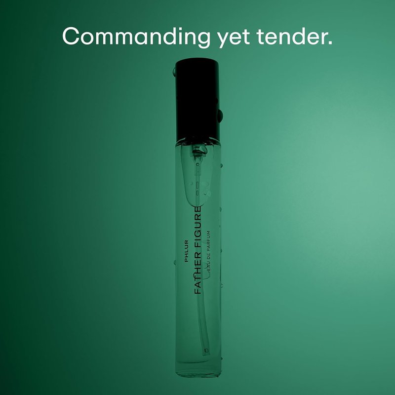 PHLUR Father Figure Perfume - Unisex Fig & Vanilla Eau de Parfum, 9.5 mL | Fresh Green Fragrance with Waterlily & Jasmine