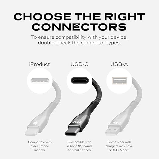 Statik MagStack Pro USB C to USB C Cable, Clutter-Free Magnetic Type C Charger Fast Charging Cord, Magnetic Charging Cable, Compatible with iPhone, iPad & Android, 100W 6FT