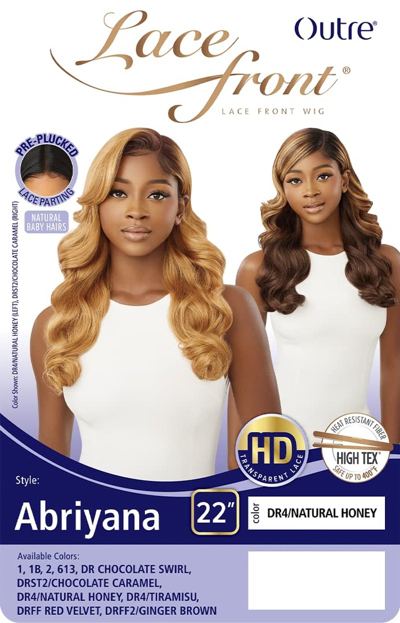 Outre Lace Front Wig - ABRIYANA (JET BLACK 1)