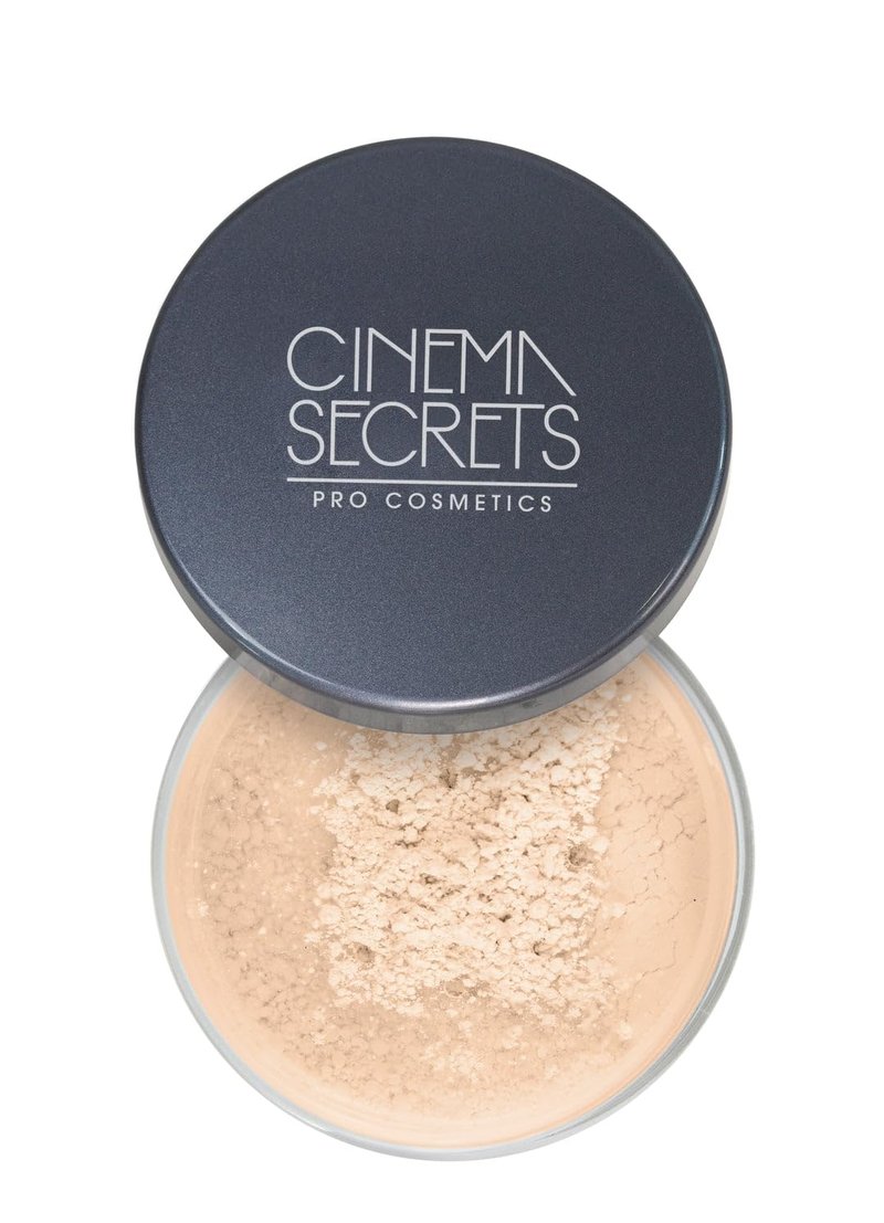 Cinema Secrets Ultralucent Setting Powder- Beige. Talc-Free Loose Mineral Powder for All Skin Types, Oil Control, Shine-Free Finish, Breathable, Weightless, & Moisture-Resistant, Organic Ingredients