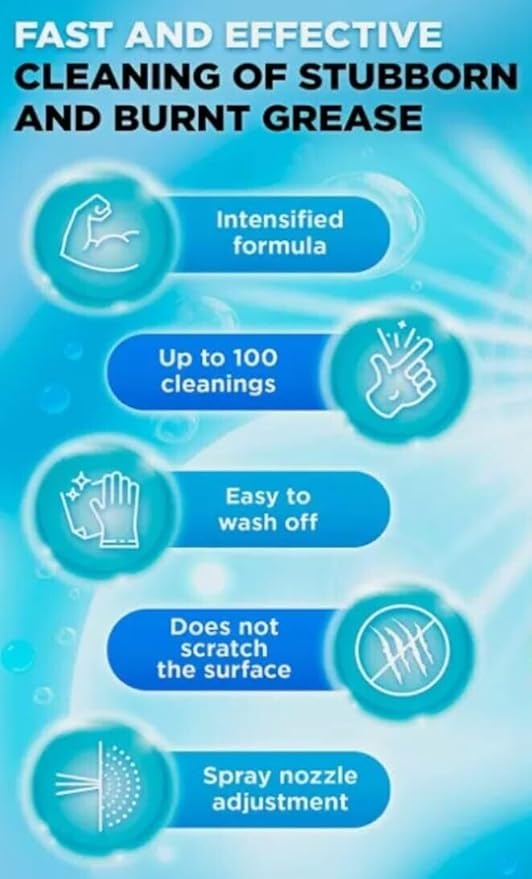 Shumanit Bagi Super Cold Grease Remover 16.9fl.oz (Package May Vary) + Free Sponge Pack of (2)