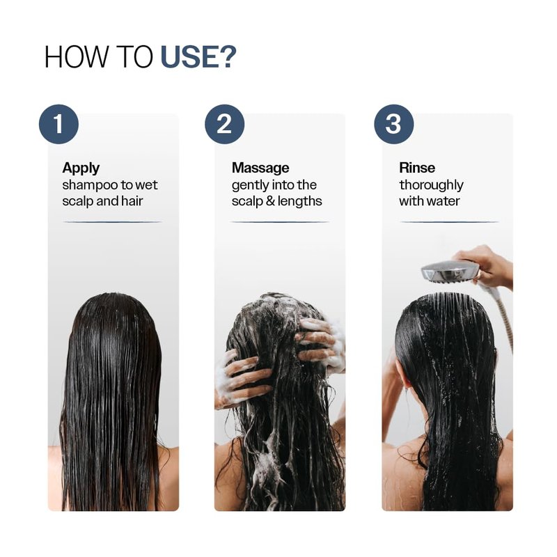 Anti-Hair Fall Shampoo - 5X Control with Adenosine & Peptides | Strengthens Roots | pH 4.6 | 250ml