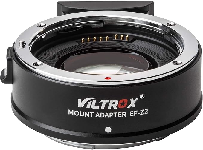 VILTROX EF-Z2 Auto Focus Lens Adapter 0.71x Reducer Speedbooster Lens Converter Compatible with Canon EF Mount Lenses to Nikon Z Mount Mirrorless Cameras Z5 Z6 Z6II Z7 Z7II Z50 Zfc