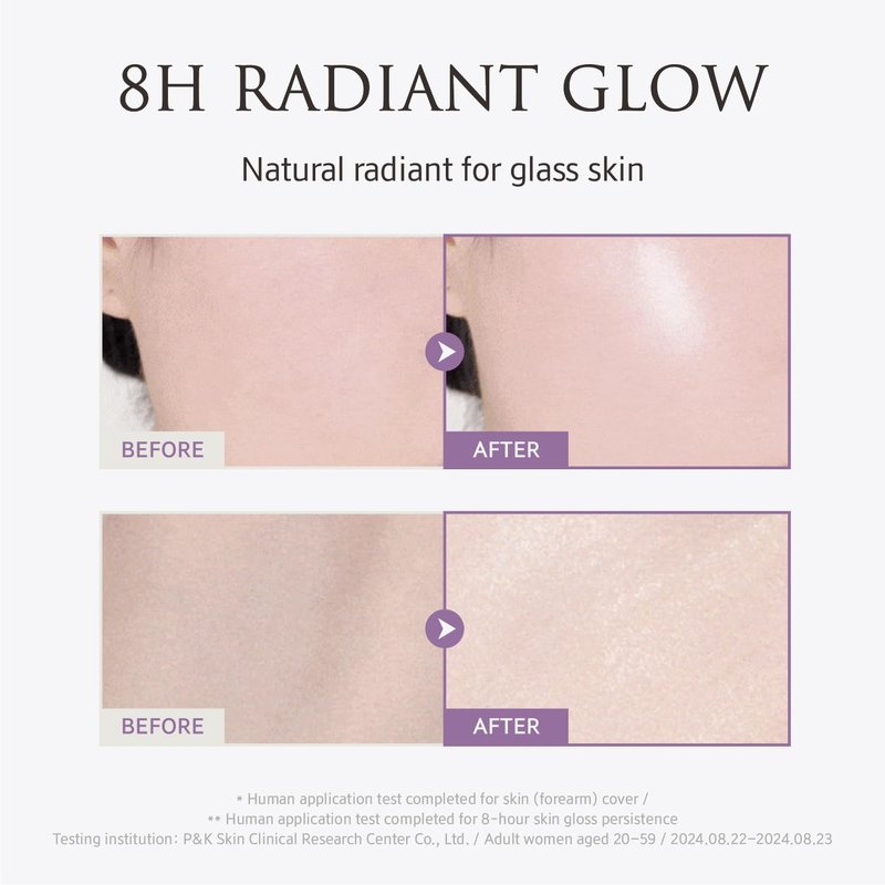 YUNJAC Skin Perfecting Glow Prep Base (1.01 fl oz) – Lightweight Primer with Niacinamide, Vitamin E & Fermented Green Tea, Silicone-Free Formula for Smooth, Radiant, and Long-Lasting Skin Finish
