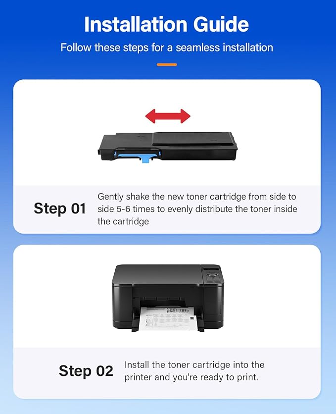 KingKJ 6600 6605 Toner Cartridge Set 4-Pack