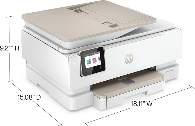 HP Envy Inspire 7955e Wireless Color Inkjet Printer, Print, scan, copy, Easy setup, Mobile printing, Best-for-home, 3 month Instant Ink trial included, AI-enabled (1W2Y8A)