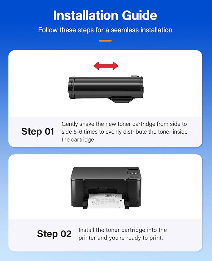 KingKJ VersaLink B600 B610 Black High Capacity Toner Cartridge 2-Pack