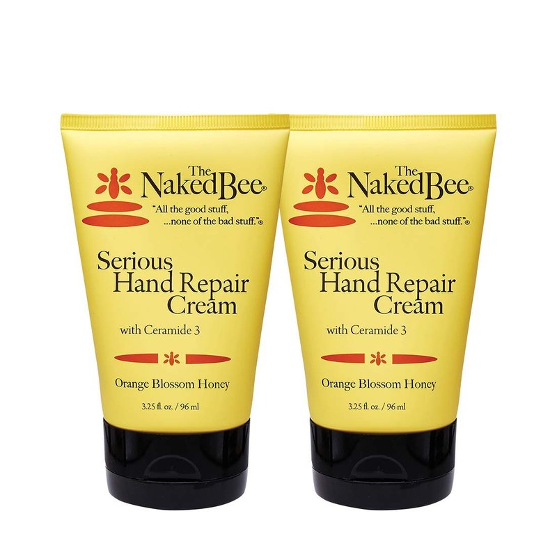 Naked Bee Orange Blossom Honey Hand Repair Cream Lotion - Ceramide 3 | 2 Pack