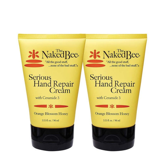 Naked Bee Orange Blossom Honey Hand Repair Cream Lotion - Ceramide 3 | 2 Pack