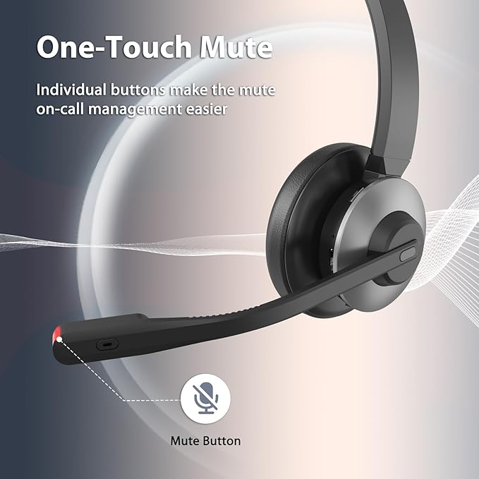 Wireless Headset with Microphone