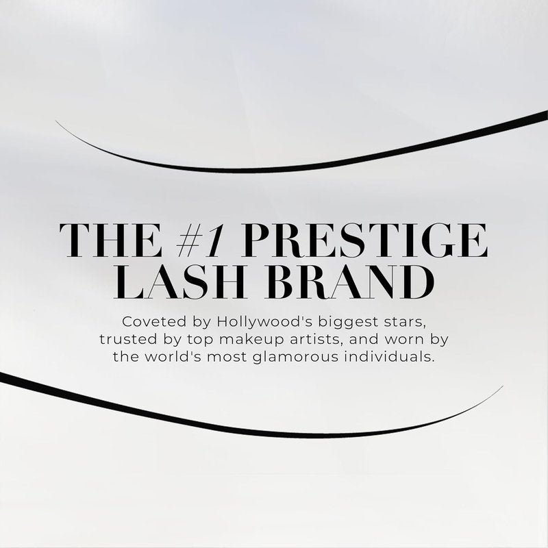Lilly Lashes Luxury Synthetic False Eyelashes - 16mm Cat Eye Look, Natural Volume & Flare, Reusable 15x