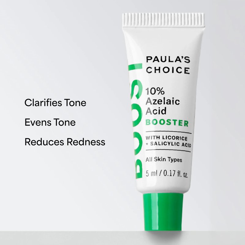 Paula’s Choice BOOST 10% Azelaic Acid Booster Cream Gel, Oil-Free Serum Fades Discoloration & Post-Blemish Marks, with Licorice Extract & Salicylic Acid, Fragrance-Free, 0.17 Fl Oz