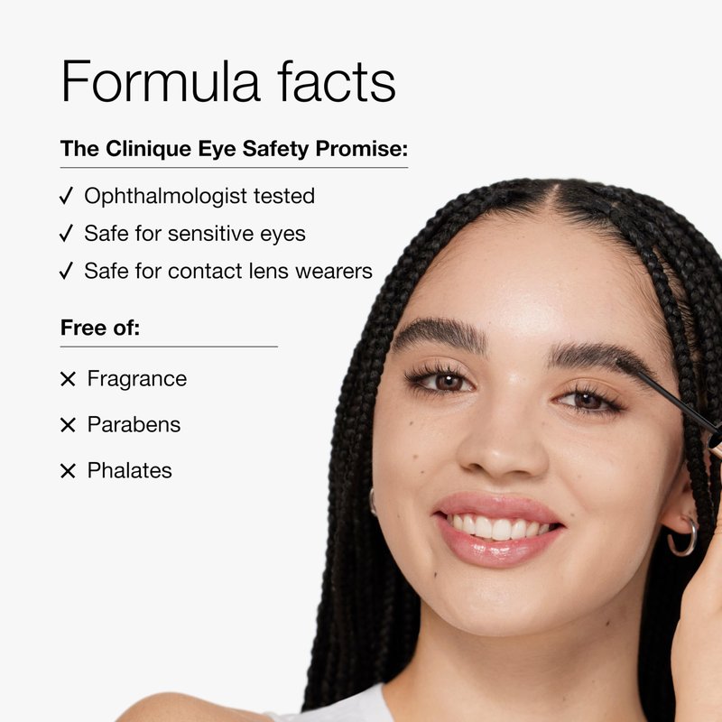 Clinique Just Browsing Tinted Volumizing Gel | Waterproof + Smudgeproof | Non-clumping, Non-flaking, Soft Brown, 0.17 Fl Oz