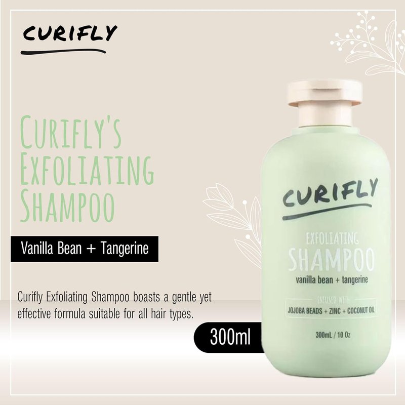 Exfoliating Shampoo for Dry Scalp - Gentle Anti-Dandruff Deep Cleansing Formula | Natural Hydration