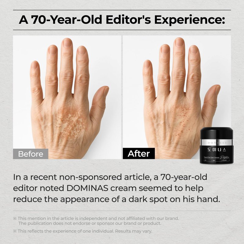 DOMINAS Tranexamic Acid Dark Spot Corrector Cream - Visibly Reduce Age Spots, Sun Spots with TXA, Niacinamide, Bakuchiol, Daily Moisturizer for Uneven Tone & After Spot Care, Korean Skincare, 1.76 oz
