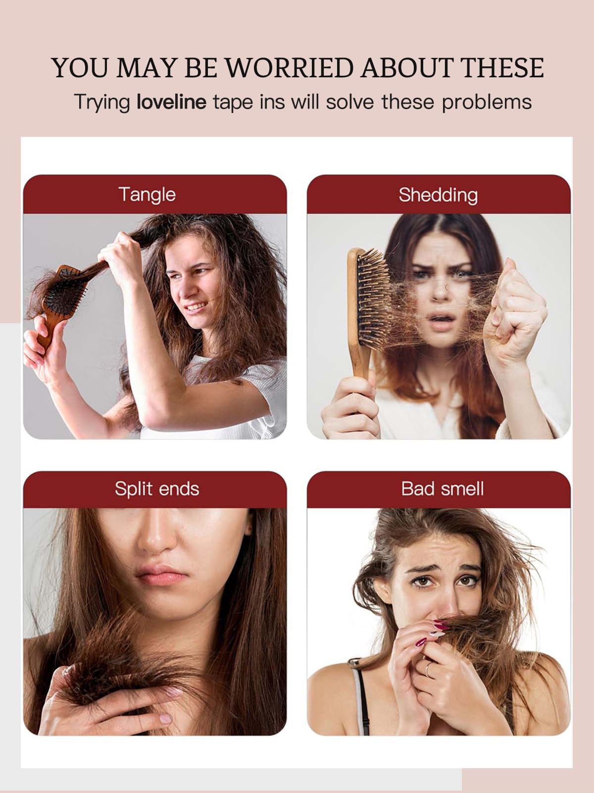 LOVELINE Tape in Hair Extensions Human Hair, Balayage Chocolate Brown to Caramel Blonde, 16 Inch 20pcs 50g, Skin Weft Seamless Invisible, Soft and Thick Luxury Remy Human Hair Extensions