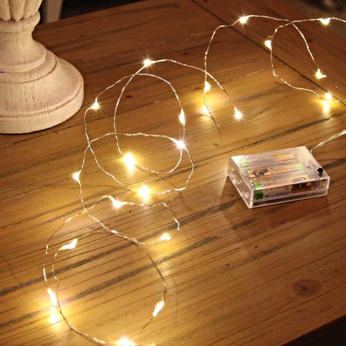 Ariceleo LED String Lights - 16.4ft Battery & 65.6ft USB with 8 Lighting Modes