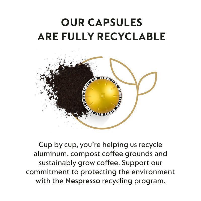 Nespresso Capsules Vertuo,Solelio,Mild Roast Coffee,30-Count Coffee Pods,Brews 7.8 oz.,(Pack of 2)