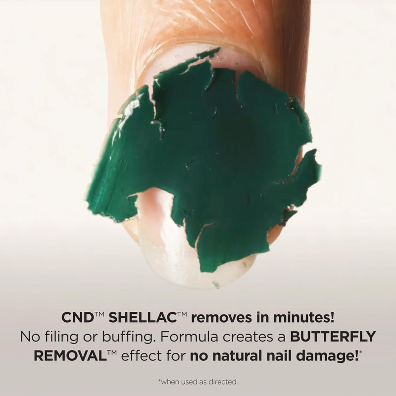 CND Shellac Gel Nail Polish, Long-lasting Nail Paint Color with Curve-hugging Brush, 222 Oxblood, 0.25 fl oz