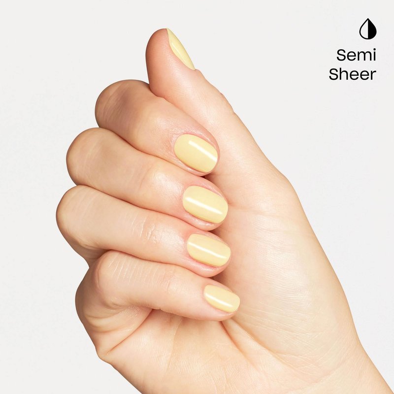 OPI GelColor Sunny Bunny | Semi-Sheer Soft Warm Yellow Crème LED Cure Gel Nail Polish | Salon-Quality Shine, Long-Lasting Wear | 0.5 Fl Oz | The New OPIcons Collection | Spring 2026