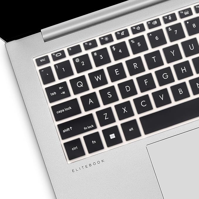 Keyboard Cover for HP EliteBook 830 835 840 845 1040 G9 G10 2025 2024 2023 2022 13.3 14 inch Laptop Accessories Keyboard Protective Skin (Not fit The 830/840/845/1040 G11 G8 G7 G6 G5 G4 G3)-Black