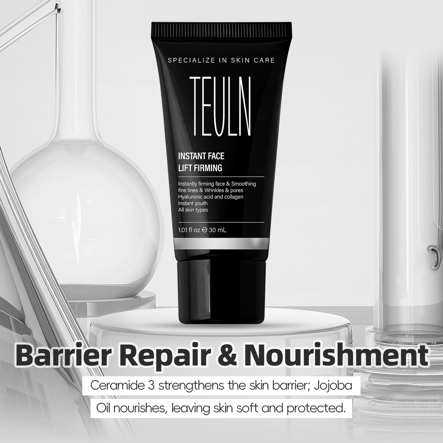 TEULN Instant Face Lift Cream,Instant Face Tightener, Smoothing Fine Lines, Wrinkles and Pores,face Tightening and Lifting，Rapidly Improves the Look of Aged Skin