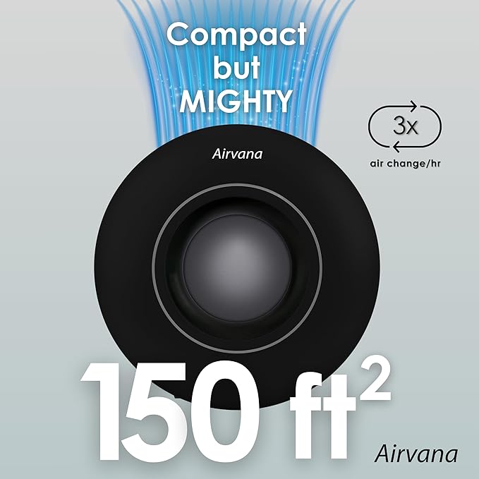 Airvana AV150 Tabletop Air Purifier, Graphite