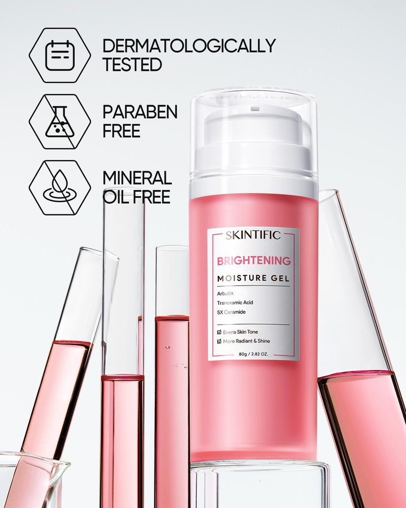 Niacinamide Brightening Cream,Fades Dark Spots, Evens Skin Tone, Tranexamic Acid, α-Arbutin, 5X Ceramides, Centella Asiatica, Suitable for Oil and Acne-prone skin, 2.82 OZ / 80g