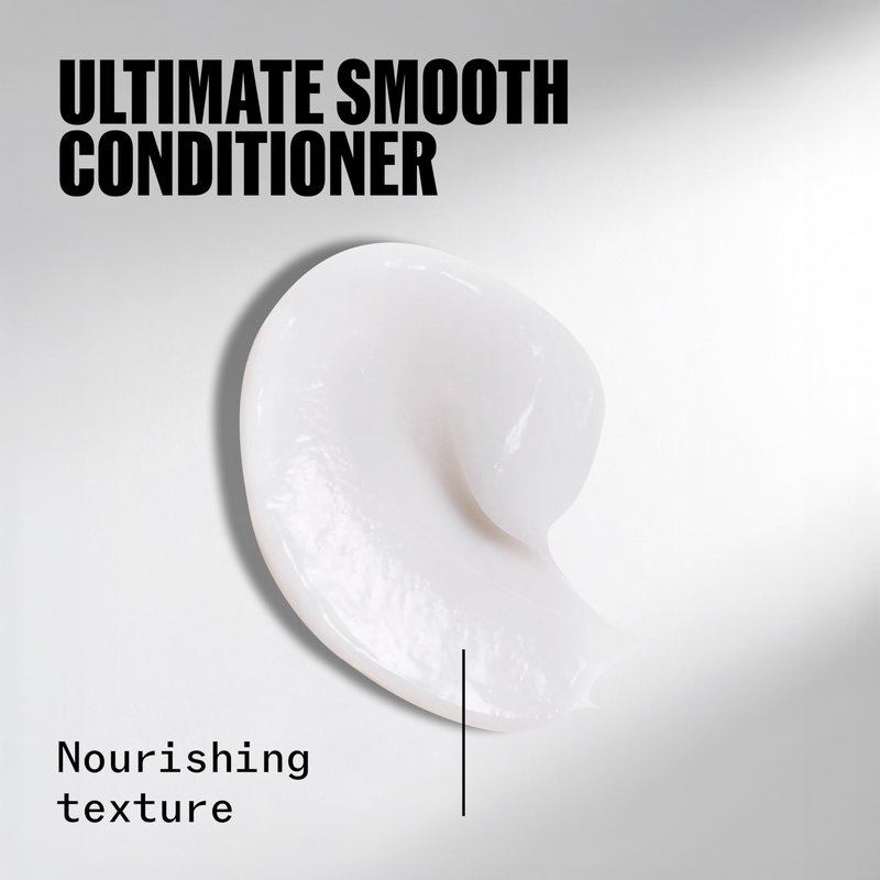 Wella Professionals ULTIMATE SMOOTH Conditioner | Treatment for Dry & Frizzy Hair | With Squalane & Omega 9 | 6.7 Fl Oz