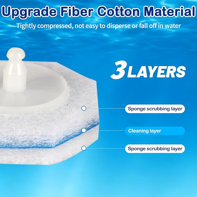 100 Count Toilet Wand Refills for Clorox Toilet Wand - Disposable Toilet Brush Refills, Replacement Heads for Clorox Toilet Wand Refills, 5X Cleaning Power | 360° Efficient Cleaning | No Falling Apart