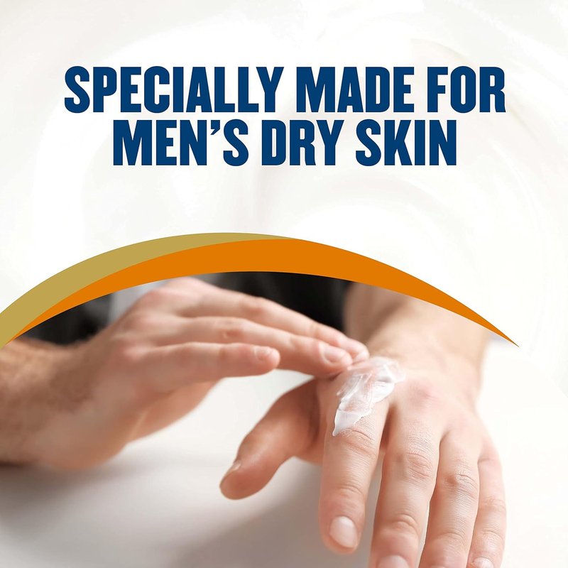 Gold Bond Men's Essentials Moisturizing Body & Hand Cream - 6.5 oz, Enriched with Vitamin C