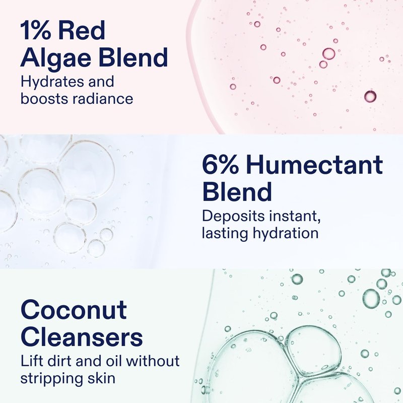 Skinfix Foaming Oil Cleanser for Face - 6 oz - Rich Gel-to-Foam Formula to Hydrate & Soothe Dry, Sensitive Skin - Fragrance Free, Vegan, Cruelty Free
