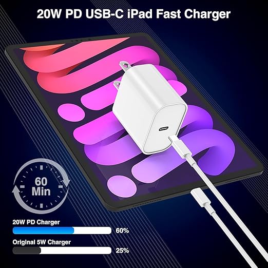 [3 Pack] Long 10FT iPhone 17 Charger 20W Fast Wall Charger Block,[Apple MFi Certified] 10Foot USB C Cable Fast Charging for iPhone 17 Pro Max/17 Pro/Air/iPhone 16 Pro/16 Plus/16E/15 Pro,iPad 2018-2025